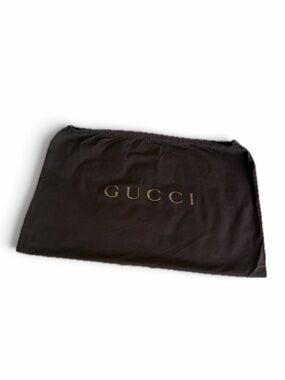 Gucci 24" Length x 16" Height Drawstring Brown dust bag in excellent condition